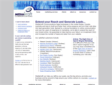Tablet Screenshot of mediakraft.com